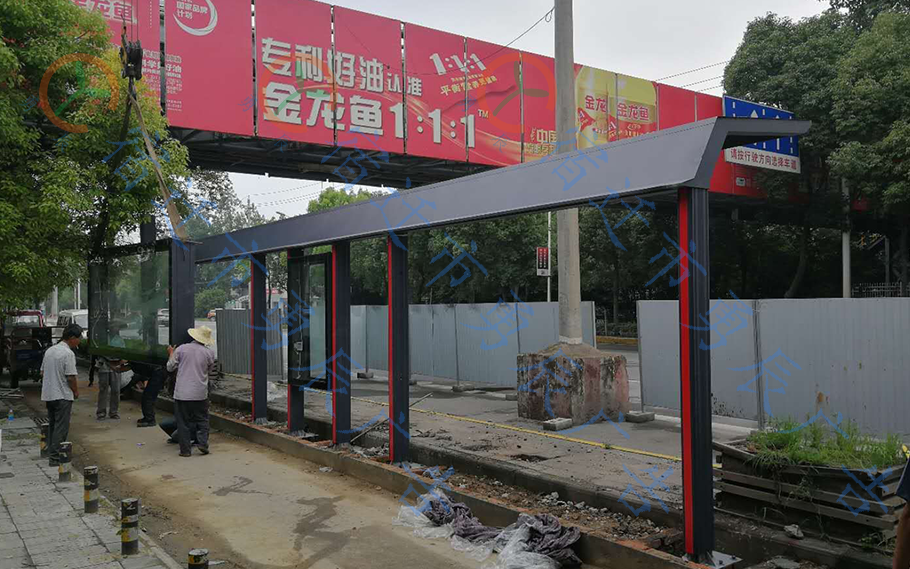 武漢候車亭第五批發(fā)貨
